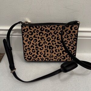 Kate Spade Darcy Small Slim Cheetah Print Crossbody Bag purse